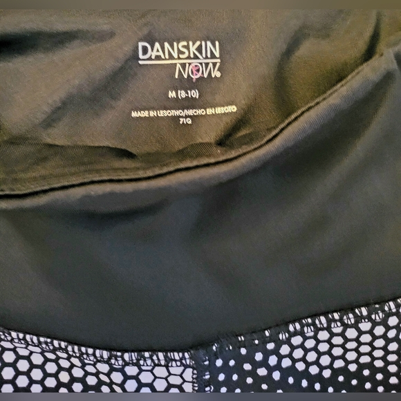 Women’s Pants DANSKIN size Medium 8 10 Fitted Workout Stretch (ra92) - Picture 2 of 2